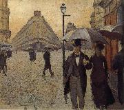 Study of the raining at Paris street, Gustave Caillebotte